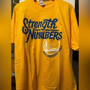Warriors 2016 Conference Finals/Playoffs Game Shirt (I have one of each)